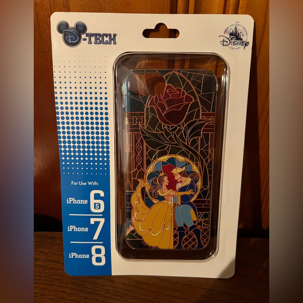 Disney Parks D-Tech Beauty and The Beast iPhone 6S/7/8 Phone Case-NEW
